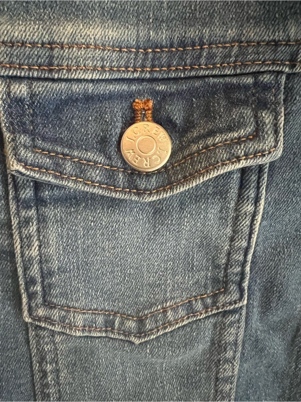Crewcuts J.Crew Girls Classic Blue Denim Jacket Size 12 - Picture 2 of 8